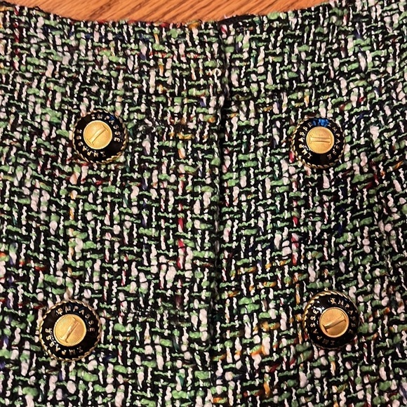 Women’s Green Printed Skirt Size 8 - Picture 3 of 4